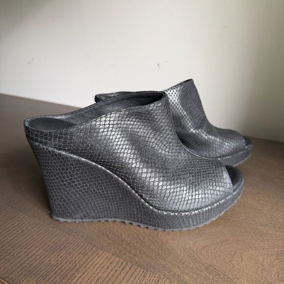 Cordani Calzature Black Leather shoes women’s 38-8.5 - Picture 1 of 6